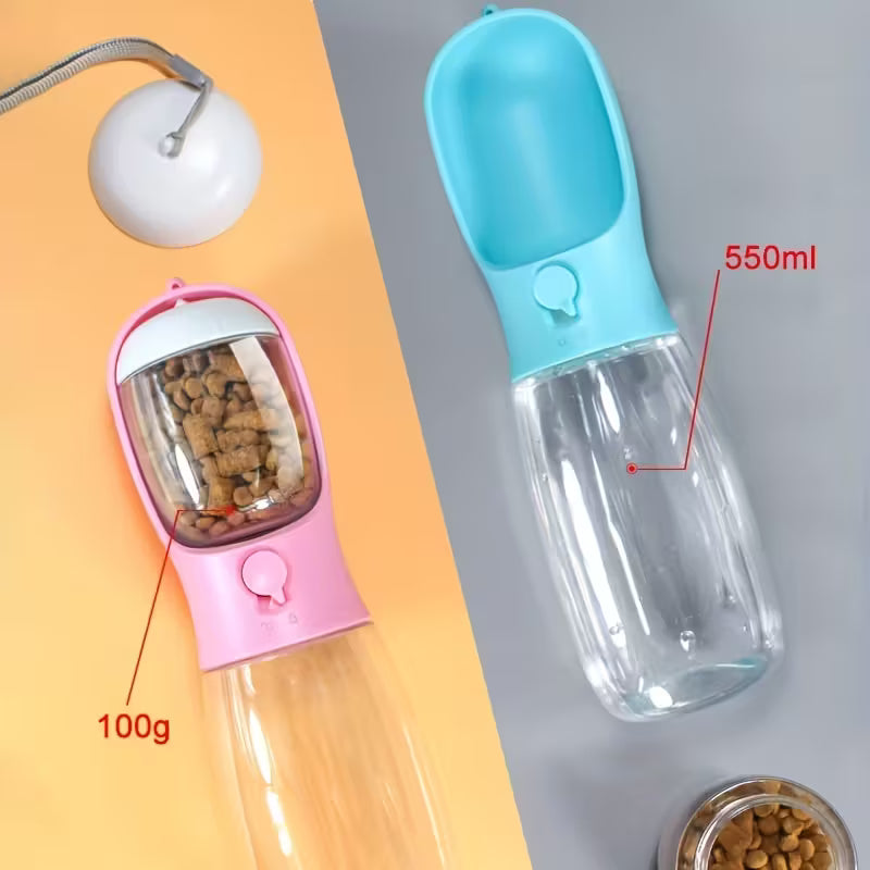 Sipper - Przenośny bidon z pojemnikiem na karmę