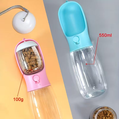 Sipper - Przenośny bidon z pojemnikiem na karmę