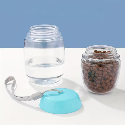 Sipper - Przenośny bidon z pojemnikiem na karmę